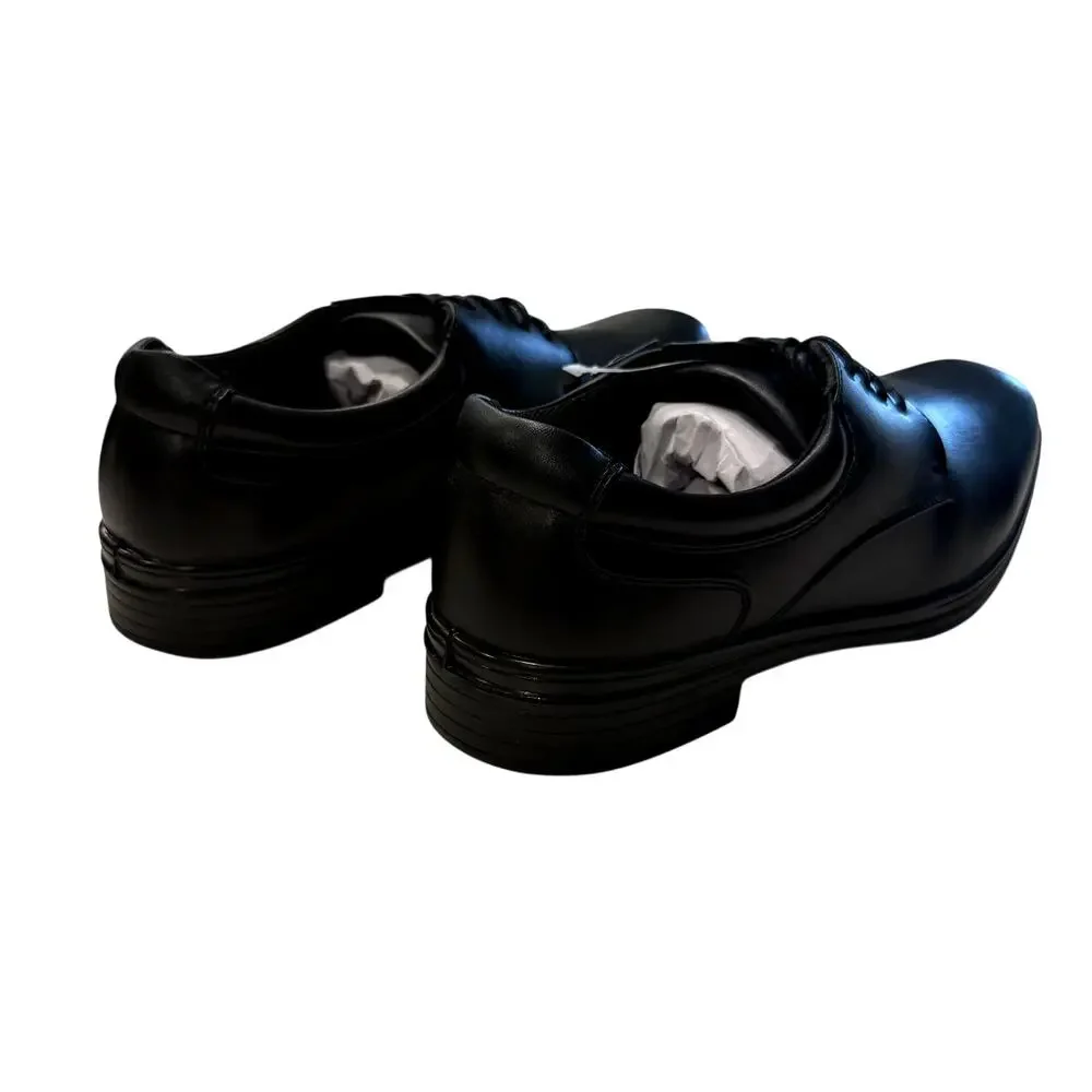 Deer Stags Blazing Boys' Oxford Dress Shoes in Black, Size 7Y